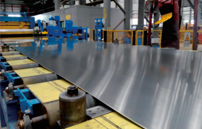 JIMA Aluminum ligne de production en usine