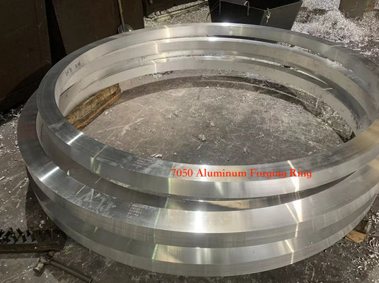 7050 T6 A97050 AlZn6CuMgZr A7050 EN AW-7050 Anneaux forgés de grande taille
